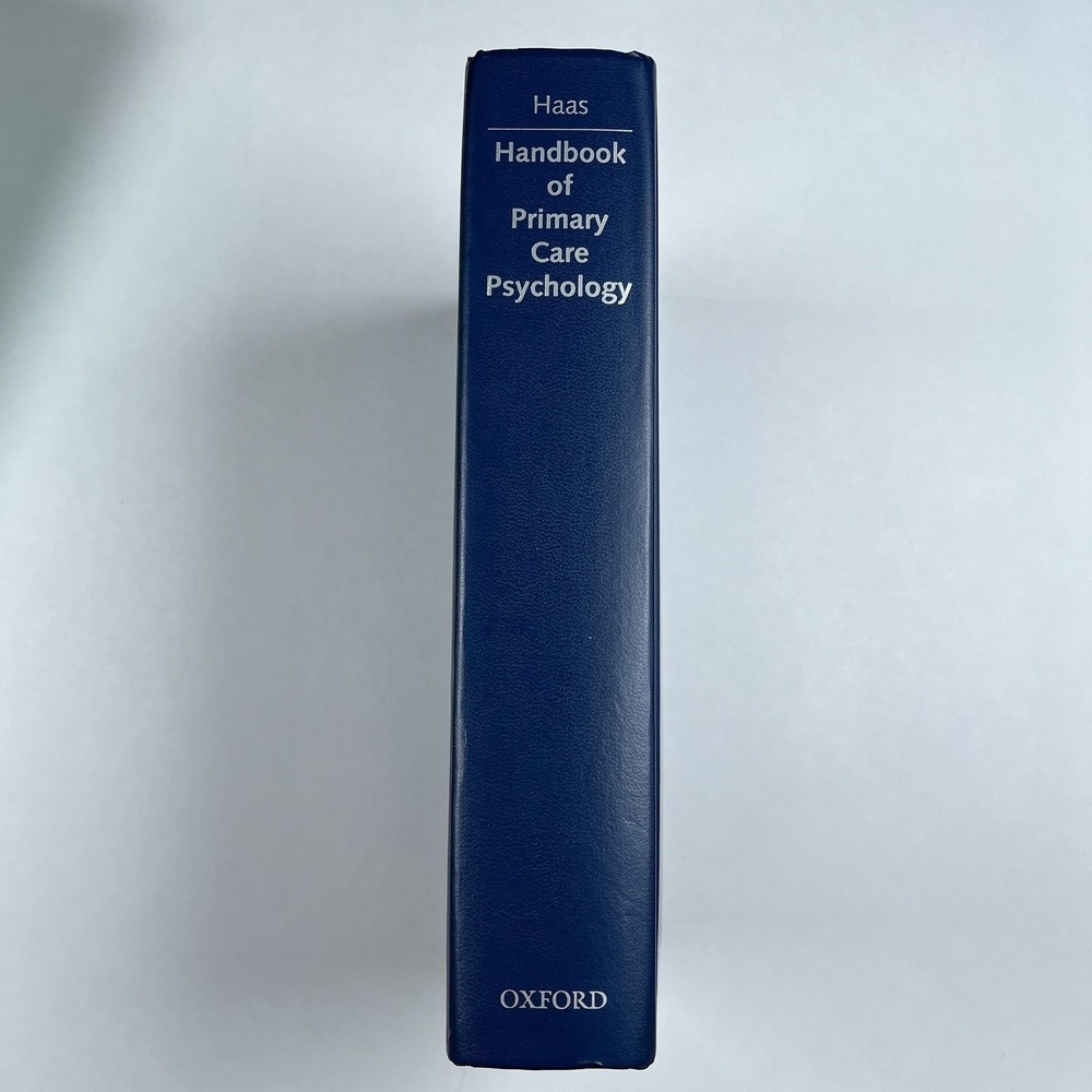 Handbook of Primary Care Psychology Leonard J. Haas Oxford 2004 Hardcover